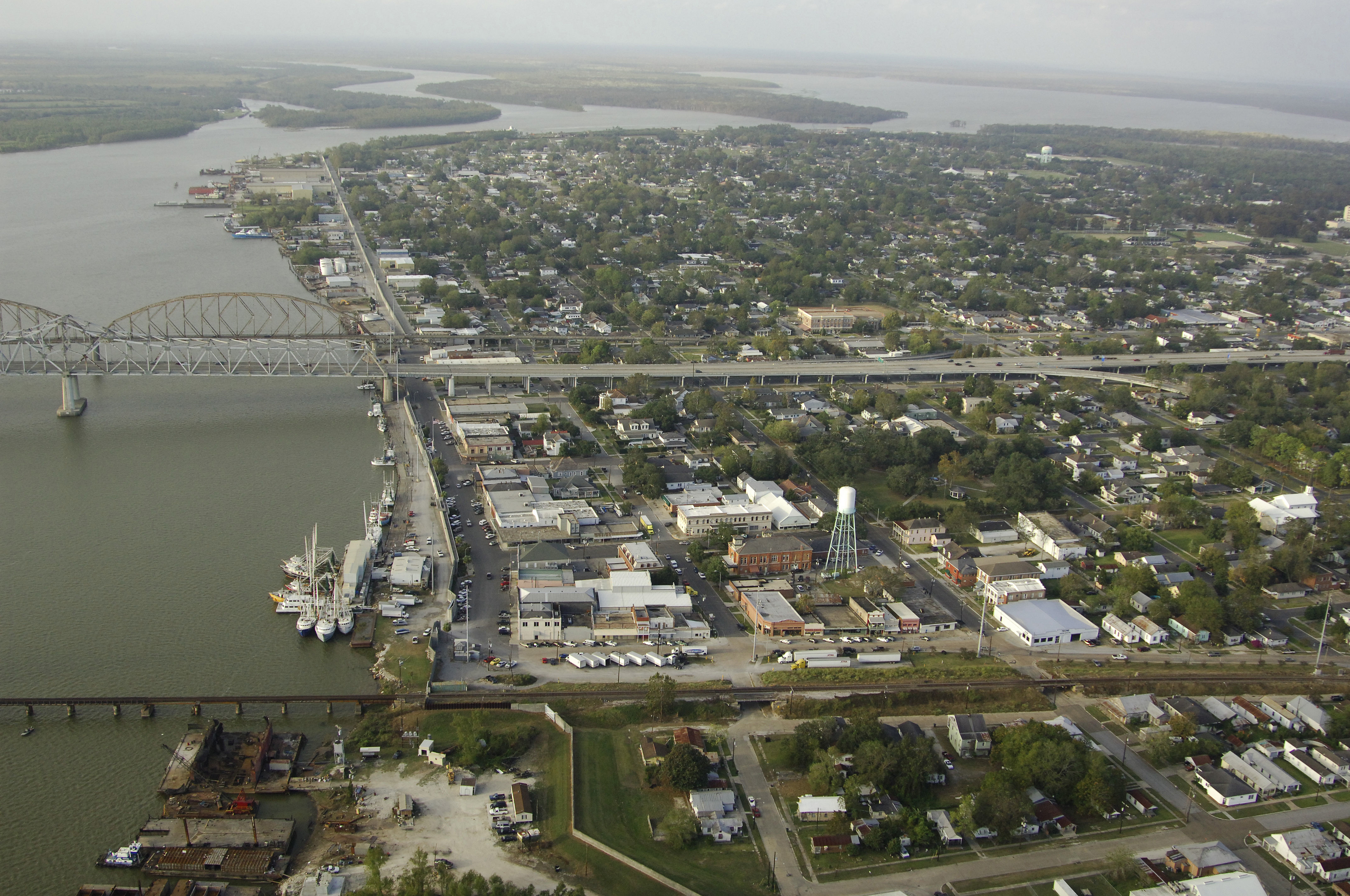 aerial view of Morgan City