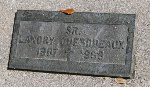 Landry Quebodeaux Sr.